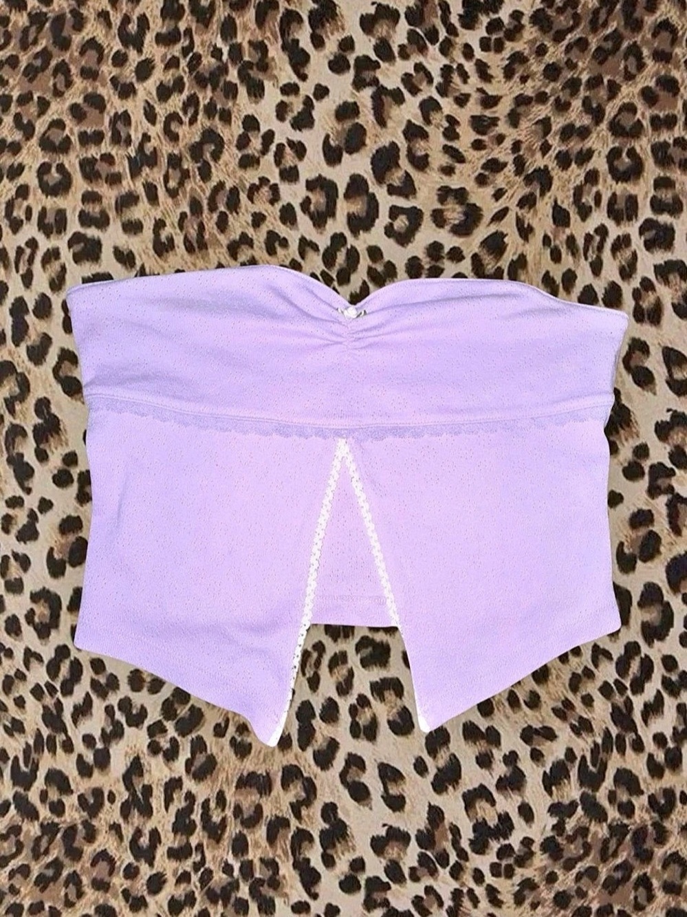 KIMCHI BLUE Purple Crop Top Size Medium